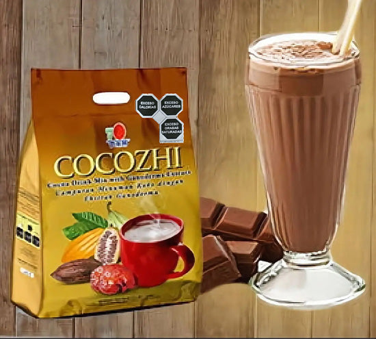 Disfruta Cocozhi DXN Bebida de chocolate con Ganoderma