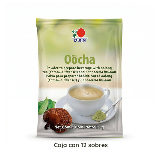 Té Oocha DXN con Ganoderma – Té Oolong (12 sobres)