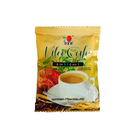Sobre individual Vita Café 6 en 1 DXN con Ganoderma y Ginseng café instantáneo