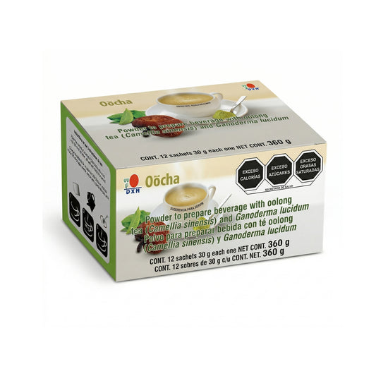 Té Oocha DXN con Ganoderma – Té Oolong (12 sobres)